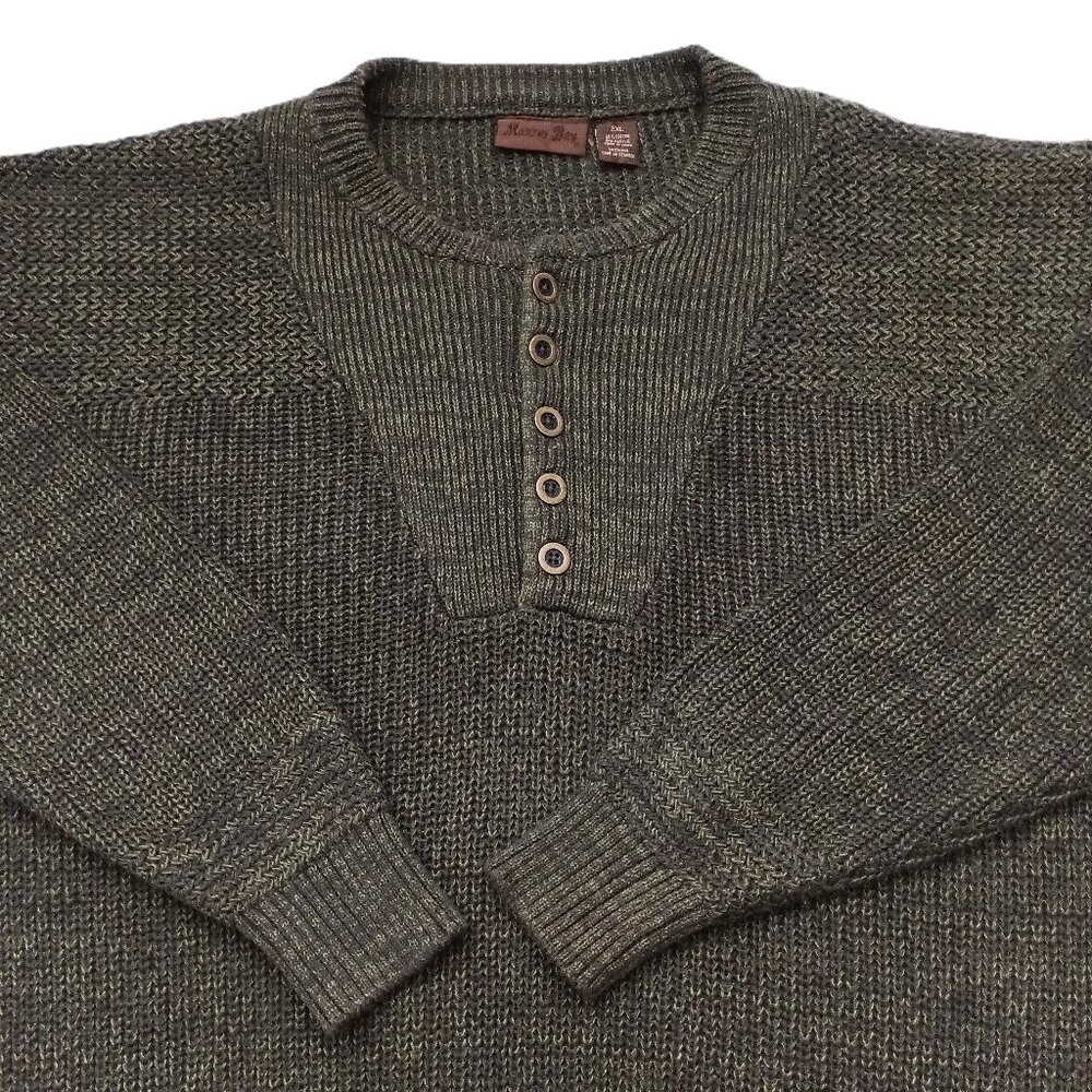 MARINO BAY Men's Knit Sweater. Plus Size 2XL